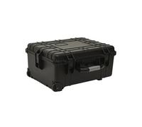Valise de vol à roulettes Noir 58x45x27 cm PP, valise routière, valise de vol avec roues, valise de vol sur roues, mousse de valise de vol 51797