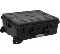 Valise de vol avec roulettes Noir 63x50x23 cm PP