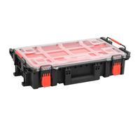 Valise de Vol Portable Boîte à Outils Atelier Maison Voyage Noir PP vidaXL