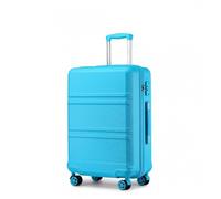 Valise de Voyage 75x48x30cm Trolley Rigide Bagages Cabine avec 4 roulettes Doubles Pivotantes et Serrure TSA Valise Cabine, R-bleu