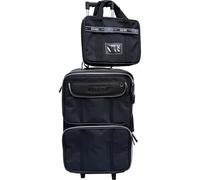 Valise de voyage avec sacoche pour ordinateur portable - 63 x 39 x 24 cm - Avec poignée télescopique et roulettes - Valise d'affaires avec compartiment à vêtements et compartiment pour documents