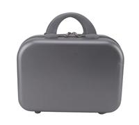 Valise de Voyage élégante et Portable, Grande capacité, avec poignée en ABS, pour Femmes et Filles (Argent)