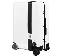 Valise de voyage intelligente avec déverrouillage d'empreintes digitales, chargement mobile, suivi automatique, contrôle par application et côté rigide durable, a