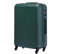 Valise de voyage légère à coque rigide noire de 61 cm pour embarquer facilement, design élégant, parfait pour les voyageurs fréquents, 61 cm., Vert