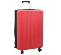 Valise de voyage moderne - vidaXL - Rouge - Plastic ABS - 50x30x76 cm - 4.65 kg - Roues - Verrouillage - Finition mat