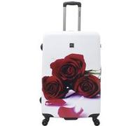 Valise de voyage - Saxoline - Valise / Bagage / Trolley - 78 cm (Grande) - Rouge Rose Imprimé Imprimé G