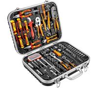 Valise d'électricien - NEO - 01-310-1 - 108 pièces - Couleur noire - Mixte