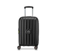 Delsey Paris Carrousel 2 4 roulettes Trolley de cabine 55 cm avec soufflet d'extension noir