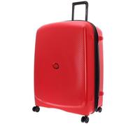 DELSEY Paris - Belmont Plus - Valise soute Rigide Matière Recyclée et Recyclable 82x52x35 cm - 123 L - XL - Rouge