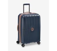 Valise Delsey Paris Carrousel Extensible 69L bleu foncé marron