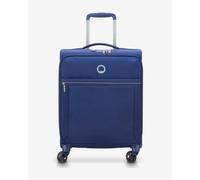 Valise Delsey Paris Slim Brochant 2.0 44L bleu foncé.