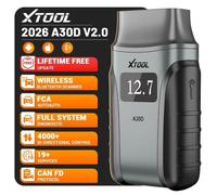 Valise diagnostic auto A30D professionnel - XTOOL - STM32 - Avec lampe - CAN FD/FCA - 19 fonctions spéciales - Tests d'actionneurs