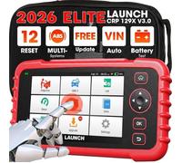 Valise diagnostic auto - LAUNCH - CRP129X V2.0 Elite - 12 réinitialisations - 32 Go RAM Android 8.1 - Véhicules 1996-2024