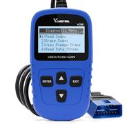 Valise Diagnostic Auto VDIAGTOOL VD10, Outil Diagnostic pour Voitures EOBD, Lecteur Code D'Erreur pour RéInitialisation OBD2, Français Erreur Contrôle Voyant Moteur pour Tous Les Véhicules OBD2-II
