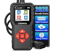 Valise Diagnostic Auto Voiture Multimarque LAUNCH CR300, Universel OBD2 Diagnostic Voiture Français,Lecteur de Code d'erreur de Moteur,Voiture pour Tous Les Véhicules OBD2 après 2000