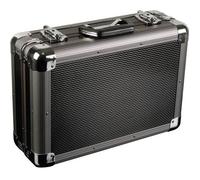 Valise d'outillage - Coins arrondis - Aluminium - Gris - 405x275x140mm