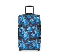Eastpak Valise cabine Tranverz S 42 L double compartiment TSA 51 cm imprimé palmier bleu
