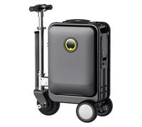Valise électrique de 20 L, bagage à main scooter avec chargement USB, batterie amovible, serrure TSA, portée de 14 à 14 km pour les voyages et les trajets