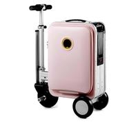 Valise électrique de 20 L, bagage à main scooter avec chargement USB, batterie amovible, serrure TSA, portée de 14 à 14 km pour les voyages et les trajets