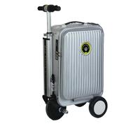 Valise Électrique Motorisée à Monter - 20L Bagage Cabine avec Serrure TSA, Batterie Amovible, Avant/Arrière, Port USB, Vitesse 8 km/h