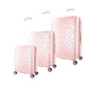 Valise - ELLE - Alors set 3pcs S/M/L - Roze - Fait de ABS
