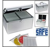 Valise en Aluminium CD DVD Argent Étoile 200L Pour 200 `S Blue-Rays En