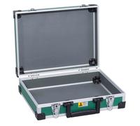 Valise en aluminium vert Allit AluPlus Basic L 35 - 345 x 285 x 105 mm