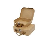 valise en papier mâché, petite et grande