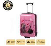 Valise enfant 18 pouces de marque européenne, design français, 48 x 34 x 19 cm, matériau PC haut de gamme, durable, style école, forme animal mignon, garantie 1 an, indispensable pour les voyages, ind