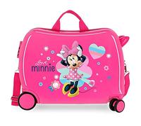 Valise Enfant, 2 Roues multidirectionnelles + 2 Roues bidirectionnelles Minnie Love