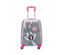 RONCATO Valise Trolley Looney Tunes Bugs Bunny Gris - Bagage Trolley pour Enfants de 2 à 5 Ans - Taille 44x31x20