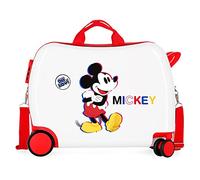 Disney Mickey 3d 34l Trolley Bag Blanc