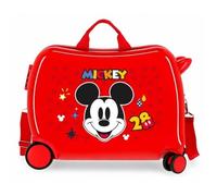 Valise enfant - Disney - Mickey 'Get Moving' - 50 x 39 x 20 cm - Rouge - Coque rigide