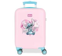 Joumma Disney Valise de cabine Heart Stitch - Rigide ABS 33 x 50 x 20 cm 2 kg 33 L Rose