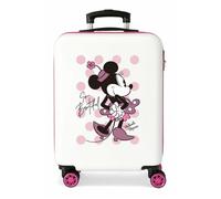 Disney Passe un Bon Moment Minnie So Beautiful Valise cabine rose 38x55x20 cm ABS rigide Fermeture latérale à combinaison 35L 2 kgs 4 roues doubles bagage à main