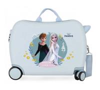 Valise enfant - Disney - Valise trotteur La Reine des Neiges ""Follow your dreams"" - 50 x 39 x 20 cm - Bleu ciel