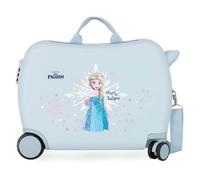 Valise enfant - Disney - Valise trotteur La Reine des Neiges ""Magic Ice"" - 50 x 39 x 20 cm - Bleu ciel