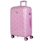 Valise Enfant - ITACA - 702460 - Rose - Rigide - 4 Roues - 44x65x25 cm