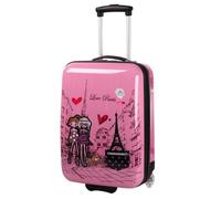 Valise enfant - MADISSON - ROSE LOVE PARIS 2031 - ABS - 50CM - 2 roulettes silencieuses
