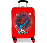 Valise enfant - Marvel - Valise cabine Spiderman ""Pop"" - 55 x 38 x 20 cm - Rouge