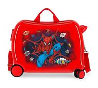 Joumma Bags – Valise trotteur enfant Spiderman Pop – 50 x 38 x 20 cm – Rouge