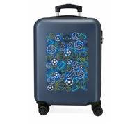 Valise enfant - MOVOM - Balls - 55 x 38 x 20 cm - Bleu - 4 roues 360°