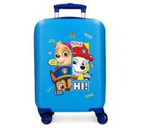 Valise enfant - Nickelodeon - Valise petite taille Pat Patrouille ""Be happy"" - 50 x 33 x 20 cm - Bleu