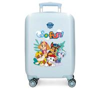 Valise enfant - Nickelodeon - Valise petite taille Pat Patrouille ""So fun"" - 50 x 33 x 20 cm - Bleu ciel