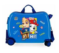 Paw Patrol La Pat' Patrouille Be Happy Valise Enfant Bleu 50x39x20 cms Rigide ABS Serrure à combinaison 38L 2,1kgs 4 roues Bagage à main
