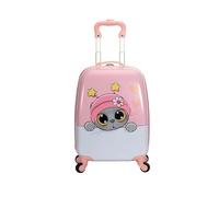 Valise Enfant Snowball Chaton - Rose
