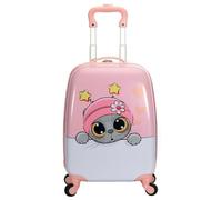 Valise enfant - SNOWBALL - Kids ROSE - 51 cm - Rigide - 4 roues - 27 litres+ + Cadeau Surprise