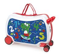 Valise Enfant, Valise Siege Enfant, Fille rigide légère à roulettes assise