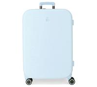 Valise Enso Annie Medium Turquoise 48x70x28 cm ABS rigide Fermeture TSA intégrée 79L 4.32 kg 4 Roulettes doubles