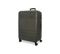 MOVOM Galaxy Valise Moyenne Noire 48 x 68 x 27 cm Rigide ABS Fermeture à Combinaison latérale 72 L 3,86 kg 4 Roues Doubles, Anthracite, 68 cm x 48 cm x 27 cm, Valise Moyenne